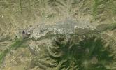 NASA's Terra spacecraft shows Ulaanbaatar, the capital of Mongolia and home to over half the country's population of about 3 million people.