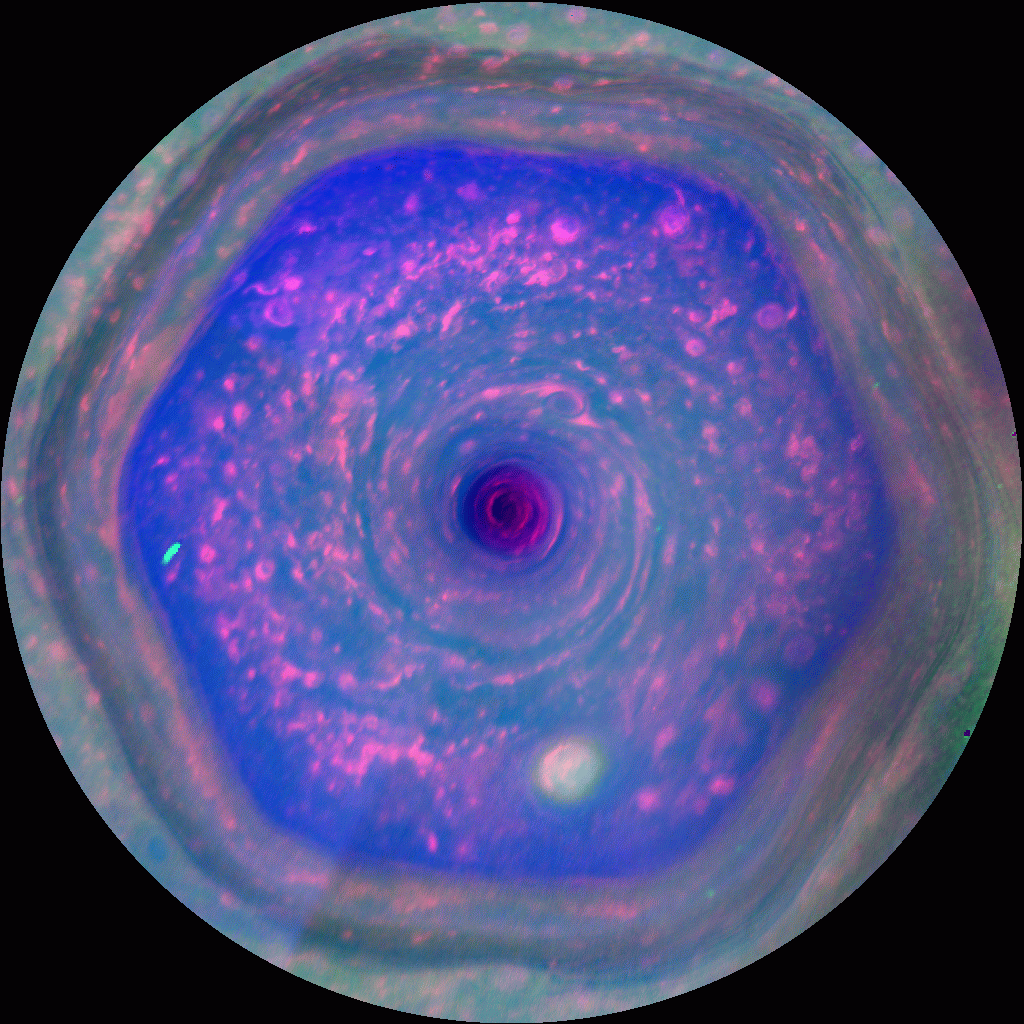 hexagone de Saturne