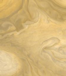 This view of the region just to the Southeast of the Great Red Spot was taken by NASA's Voyager 1 on March 4, 1979 at a distance of 1,100,000 miles (1,800,000 km). 