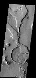 Exhumation of craters, the uncovering of old craters hidden from view by younger surface material, is common in many regions on Mars as seen by NASA's Mars Odyssey spacecraft.