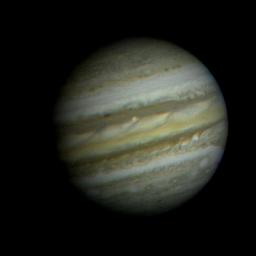 NASA's Voyager 1 took this picture of the planet Jupiter on Jan. 6, 1979, the first in its three-month-long, close-up investigation of the largest planet. 