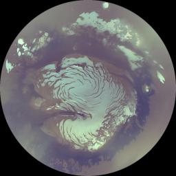 Mars Polar Cap During Transition Phase Instrument Checkout