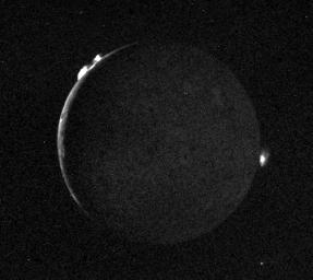 NASA's Voyager 2 took this picture of Io July 10, 1979, from a range of 1.2 million kilometers (750,000 miles).