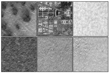 NASA's Mars Global Surveyor shows the range of surface texture and morphology found within the Mars Polar Lander landing ellipse.