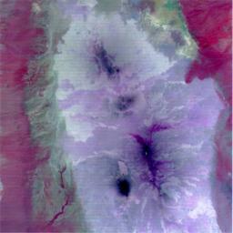 This image from NASA's Terra spacecraft is a color composite covering the Rift Valley inland area of Ethiopia. 