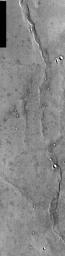 This NASA Mars Odyssey image of NASA's Viking 1 landing site was taken to commemorate the anniversaries of NASA's Apollo 11 landing on the Moon and Viking 1 landing on Mars -- July 20, 1969 and July 20, 1976, respectively.