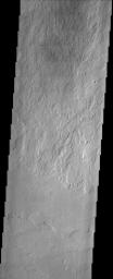 Like drippings from a candle, these lava flows on the flank of Olympus Mons volcano, seen in this image from NASA's Mars Odyssey spacecraft, demonstrate how it became the largest volcano in the solar system.