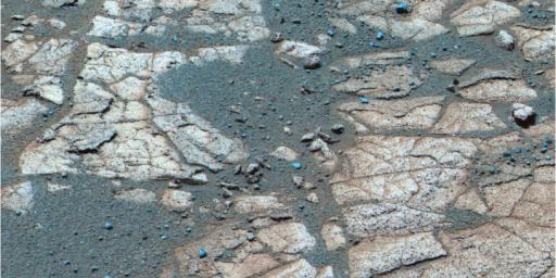NASA's Mars Exploration Rover Opportunity reached an outcrop in August 2005 and began investigating exposures of sedimentary rocks, intriguing rind-like features that appear to cap the rocks, and cobbles that dot the martian surface locally.