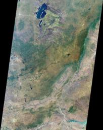 Zambia, the Democratic Republic of the Congo, Mozambique, and Zimbabwe are shown in this MISR Mystery Quiz #20 captured by NASA's Terra spacecraft.