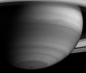 NASA's Cassini spacecraft captured intriguing cloud structures on Saturn as it neared its rendezvous with the gas giant.