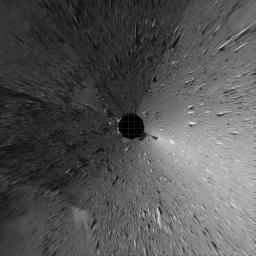 Spirit's View on Sol 147 (Vertical)