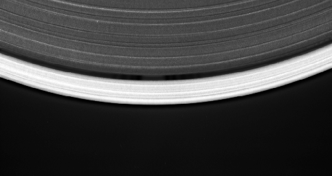 NASA's Cassini spacecraft's celestial sleuthing has paid off with this time-lapse series of images which confirmed earlier suspicions that a small moon was orbiting within the narrow Keeler gap of Saturn's rings.