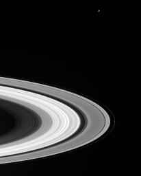 Even from afar, NASA's Cassini spacecraft's cameras reveal a tremendous amount of detail in the planet's rings.
