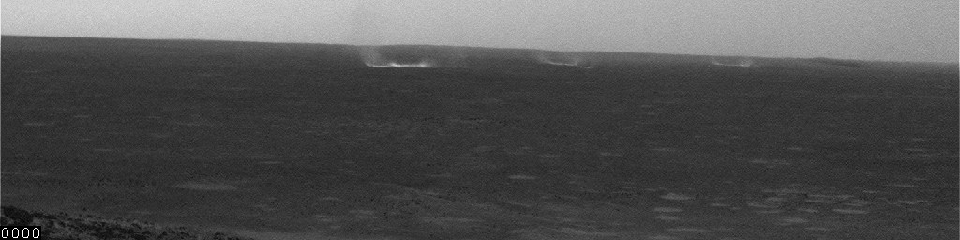 Mars Gusts Blow Toward Spirit