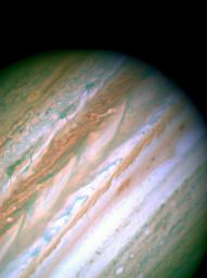 NASA's Hubble Space Telescope shows detailed analysis of two continent-sized storms that erupted in Jupiter's atmosphere in March 2007 shows that Jupiter's internal heat plays a significant role in generating atmospheric disturbances .