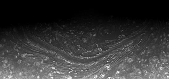 Saturn's north polar hexagon appears to be a long-lived feature of the atmosphere, having been spotted in images of Saturn in the early 1980s, again in the 1990s, and then by NASA's Cassini spacecraft in the past several years.