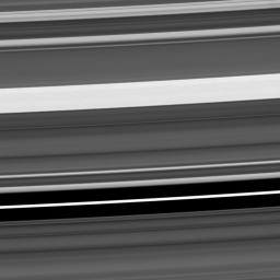 The range of features to be found in Saturn's C ring is seen in this image taken by NASA's Cassini spacecraft on Nov. 9, 2008.