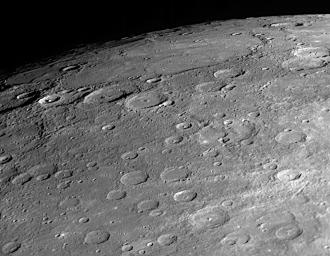 Looking Toward Mercury's North Pole