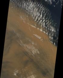 Powerful winds and dry conditions caused a massive blanket of dust from Australia's Outback to spread eastward across Queensland and New South Wales. This image was acquired on September 22, 2009 by NASA's Terra spacecraft.