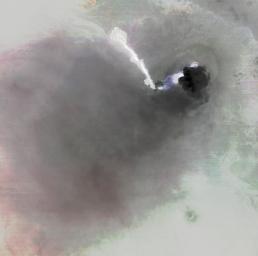 Nabro volcano, Eritrea, in the Horn of Africa, began erupting June 12, 2011, the first-ever recorded eruption of this stratovolcano. This image was acquired by NASA's Terra spacecraft on June 19, 2011.