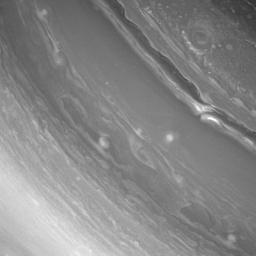 NASA's Cassini spacecraft captures Saturn's richly dynamic atmosphere rewards viewers with unique and fascinating structures with every new observation.