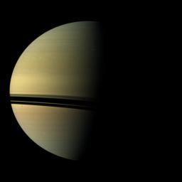 The largest storm to ravage Saturn in decades started as a small spot seen in this image from NASA's Cassini spacecraft on Dec. 5, 2010 -- the same day Cassini also detected frequent lightning signals.