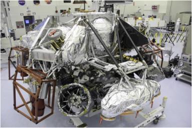 The Mars Science Laboratory mission's 'powered descent vehicle' is the integrated combination of the spacecraft's descent stage and the rover Curiosity.