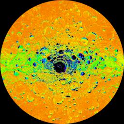 Illumination Map of Mercury's South Pole