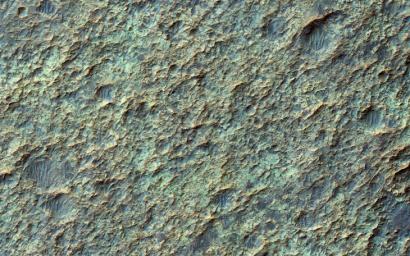 This image from NASA's Mars Reconnaissance Orbiter spacecraft the valley networks on Mars are terrains eroded by flowing water billions of years ago. Where bedrock is well exposed, a variety of colors due to altered minerals and polygonal patterns.