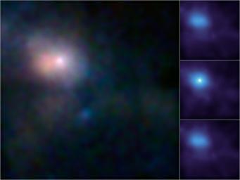 These images, taken by NASA's black-hole hunter, NuSTAR, are the first, focused high-energy X-ray views of the area surrounding the supermassive black hole, called Sagittarius A*, at the center of our galaxy.