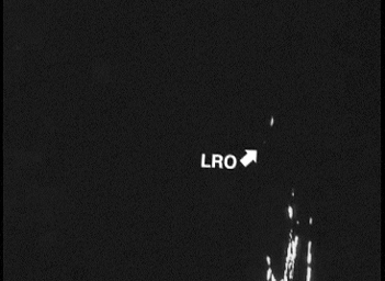 This is the first footage of one orbiting robotic spacecraft taken by another orbiting robotic spacecraft at Earth's moon. 'Flow,' one of two satellites making up NASA's GRAIL mission, captured this video of NASA's LRO as it flew by.