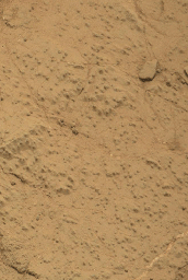 This image from the Mars Hand Lens Imager (MAHLI) on NASA's Mars rover Curiosity shows the rock target 'Cumberland' before and after Curiosity drilled into it to collect a sample for analysis.