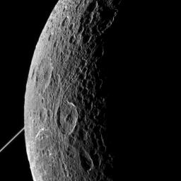 NASA's Cassini imaging scientists processed this view of Saturn's moon Dione, taken during a close flyby on June 16, 2015. This was Cassini's fourth targeted flyby of Dione.