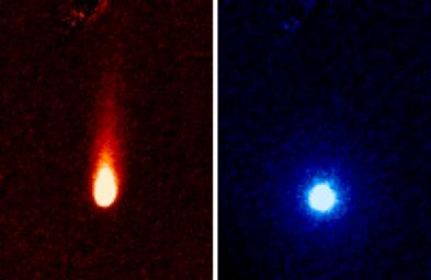These images from NASA's Spitzer Space Telescope of C/2012 S1 (Comet ISON) were taken on June 13, when ISON was 310 million miles (about 500 million kilometers) from the sun.