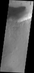 Dunes are found on the floor of this unnamed crater located on the margin between Arabia Terra and Terra Sabaea in this image from NASA's 2001 Mars Odyssey spacecraft.