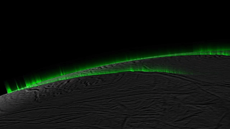 This simulation, which begins and ends with a real image from NASA's Cassini spacecraft, demonstrates how the appearance of discrete jets could be an optical illusion that varies based on viewing geometry.