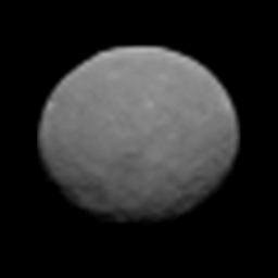 This frame from an animation of the dwarf planet Ceres was made by combining images taken by the Dawn spacecraft on January 25, 2015. These images of Ceres, and they represent the highest-resolution views to date of the dwarf planet.