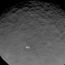 This image of Ceres is part of a sequence taken by NASA's Dawn spacecraft on May 16, 2015, from a distance of 4,500 miles (7,200 kilometers).