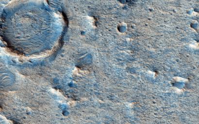 Oxia Planum is an ancient (Noachian epoch) terrain situated to the east of Chryse Planitia at about 18 degrees north. This image from NASA's Mars Reconnaissance Orbiter is of a proposed ExoMars Landing Site.