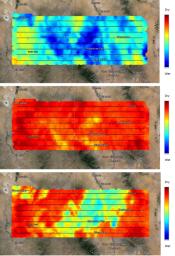 NASA's SMAP (Soil Moisture Active Passive) satellite observatory conducted a field experiment as part of its soil moisture data product validation program in southern Arizona on Aug. 2-18, 2015.