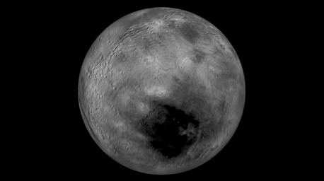 Images from NASA's New Horizons spacecraft were used to create a flyover video of Pluto's largest moon, Charon. The 'flight' starts with the informally named Mordor (dark) region near Charon's north pole.