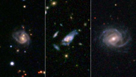In archived NASA data, researchers have discovered 'super spiral' galaxies that dwarf our own spiral galaxy, the Milky Way, and compete in size and brightness with the largest galaxies in the universe.