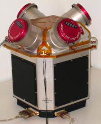 The LISA Pathfinder spacecraft is on its way to space, having successfully launched from Kourou, French Guiana Dec. 3, 2015. On board is the state-of-the-art Disturbance Reduction System (DRS), a thruster technology developed at NASA's JPL.