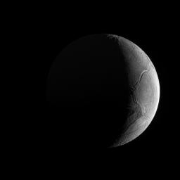 Seen from outside, Enceladus appears to be like most of its sibling moons: cold, icy and inhospitable, as seen by NASA's Cassini spacecraft.