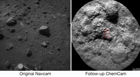 NASA's Curiosity Mars rover autonomously selects some of the targets for the laser and telescopic camera of the rover's Chemistry and Camera (ChemCam) instrument.