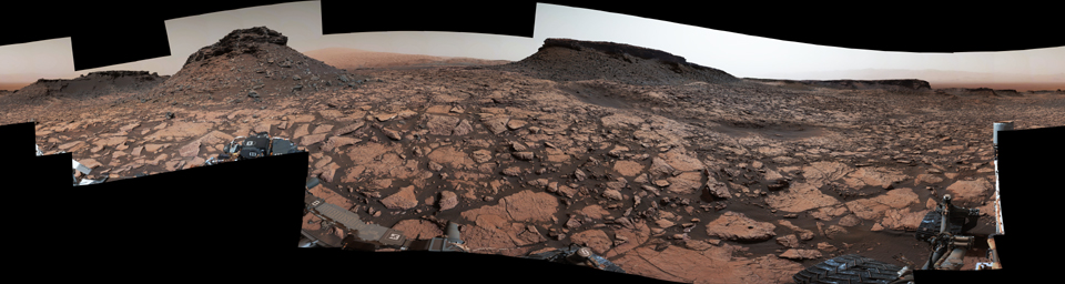 This 360-degree panorama was acquired NASA's Curiosity Mars rover while the rover was in an area called 'Murray Buttes' on lower Mount Sharp, one of the most scenic landscapes yet visited by any Mars rover.