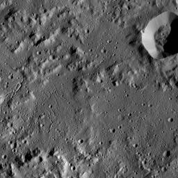 The interior of Urvara Crater (101 miles, 163 kilometers wide) is featured in this image from NASA's Dawn spacecraft taken on June 2, 2016 at a distance of about 240 miles (385 kilometers) above the surface.