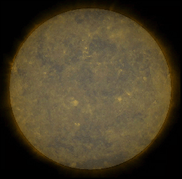 The sun has been virtually spotless, as in no sunspots, over the past 11 days, a spotless stretch that we have not seen since the last solar minimum many years ago. From NASA's SDO Mar. 14-17, 2017.