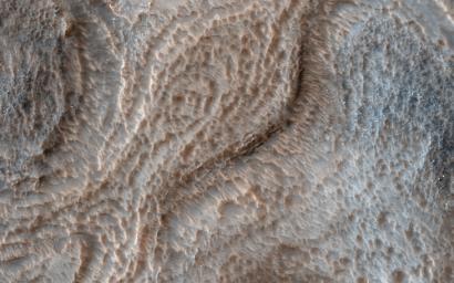 Hellas is an ancient impact structure and is the deepest and broadest enclosed basin on Mars as seen by NASA's Mars Reconnaissance Orbiter.