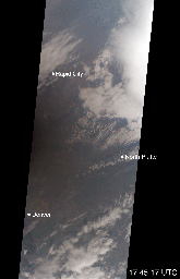 On Aug. 21, 2017, as the Moon's shadow passed through the United States, NASA's Terra satellite was capturing images of eastern Wyoming and western Nebraska from its altitude of 438 miles (705 kilometers) above the surface.